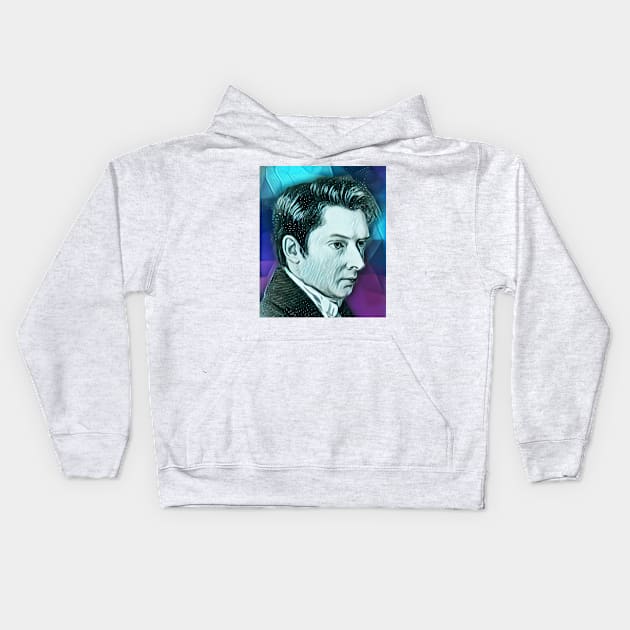 William Hazlitt Portrait | William Hazlitt Artwork 6 Kids Hoodie by JustLit